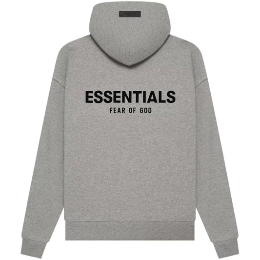 Essentials Dark Oatmeal Hoodie