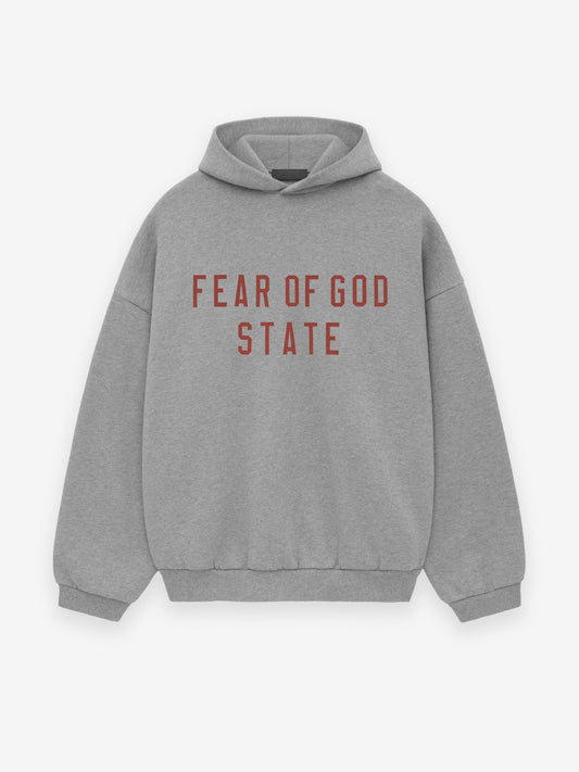 Dark Heather Fear of God Essentials Hoodie L