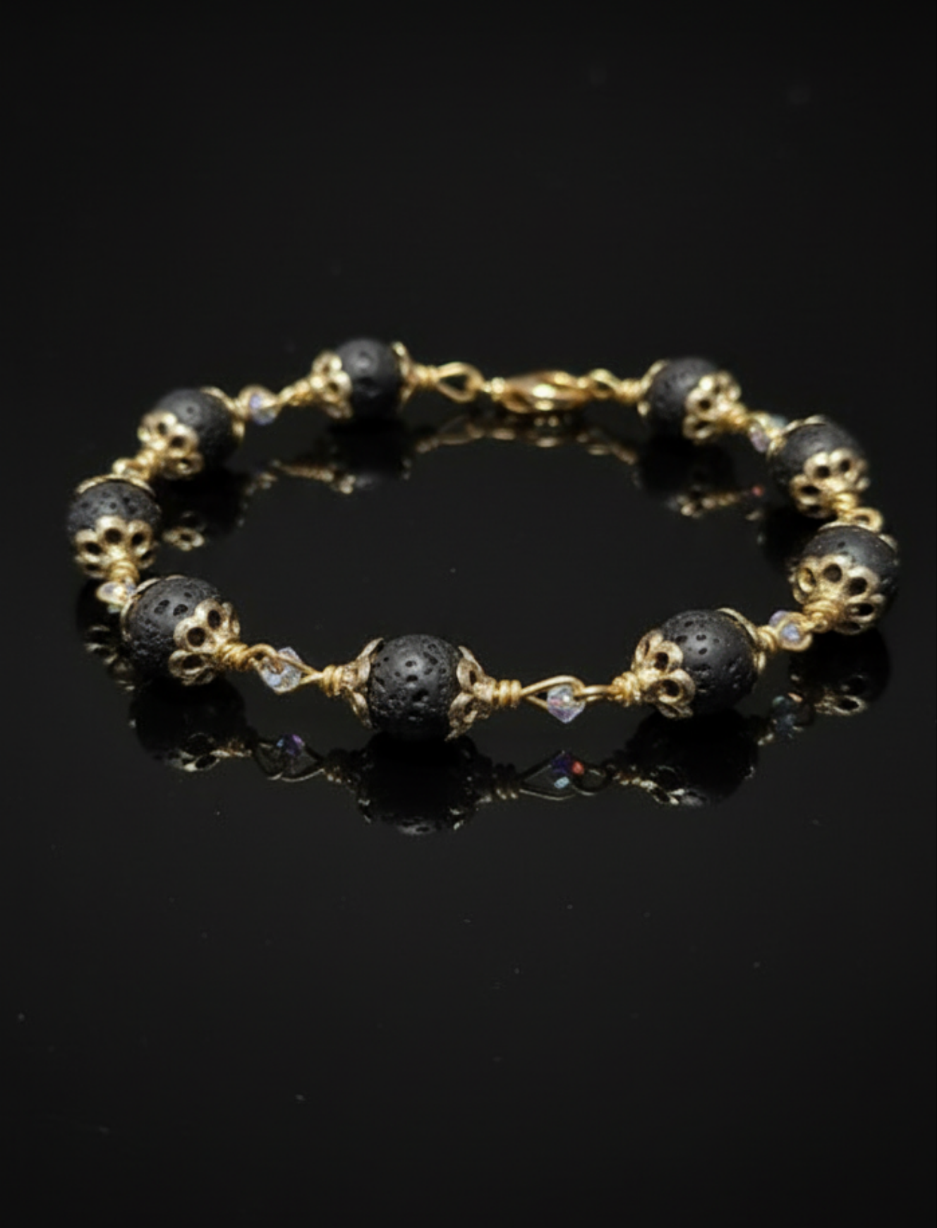 Handmade Lava beads Bracelet