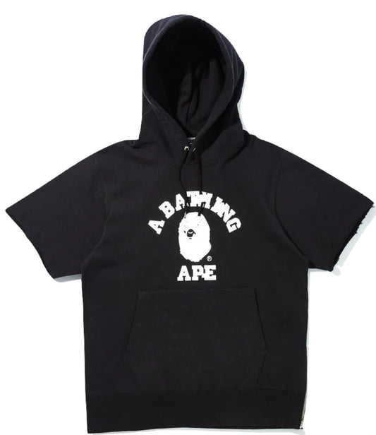 Bape College Black Pullover L