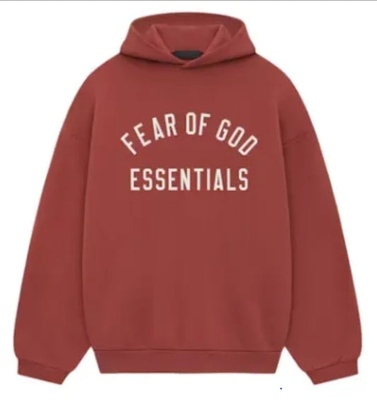 Essentials Crimson Hoodie FWD24
