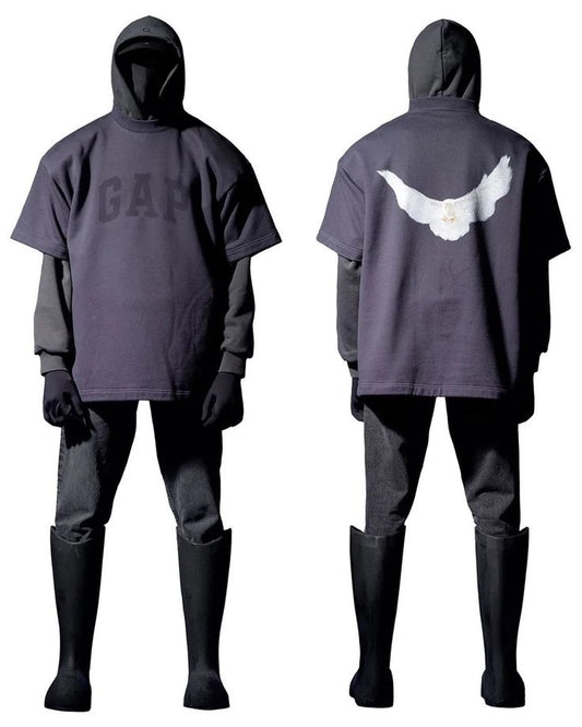 YZY Gap padded dove tee